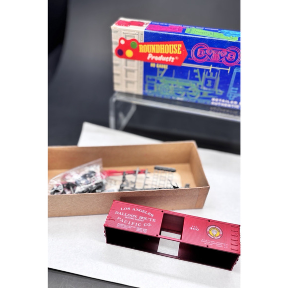 Roundhouse HO 36 Train Box Car Los Angeles Pacific BALLOON Route Original Box - Picture 16 of 16